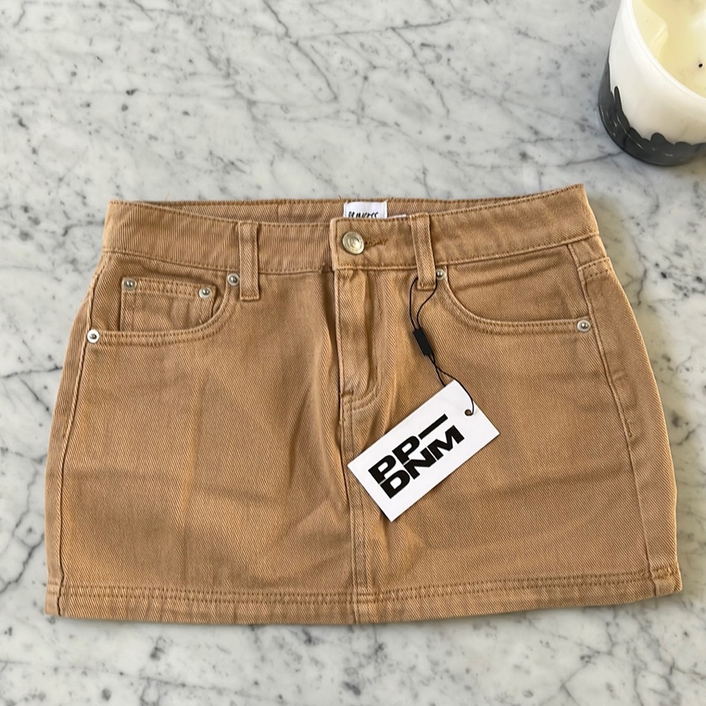 Princess Polly Denim Mini Skirt Size 2